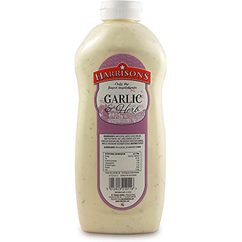 Harrisons Garlic & Herb Sauce Bottle -4x970ml01